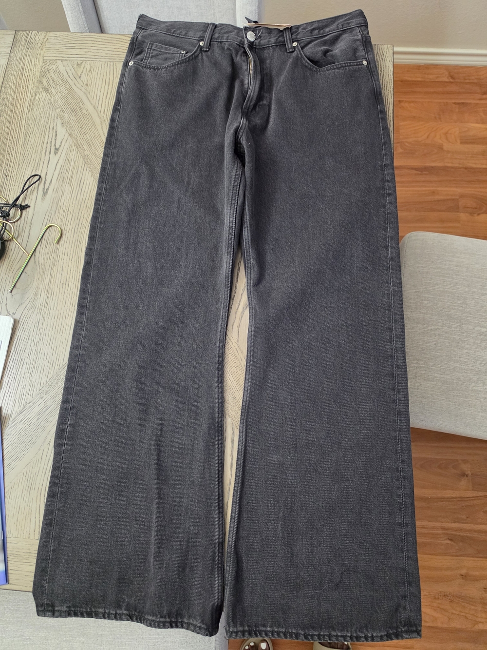 H&M Men's Black Bootcut Jeans